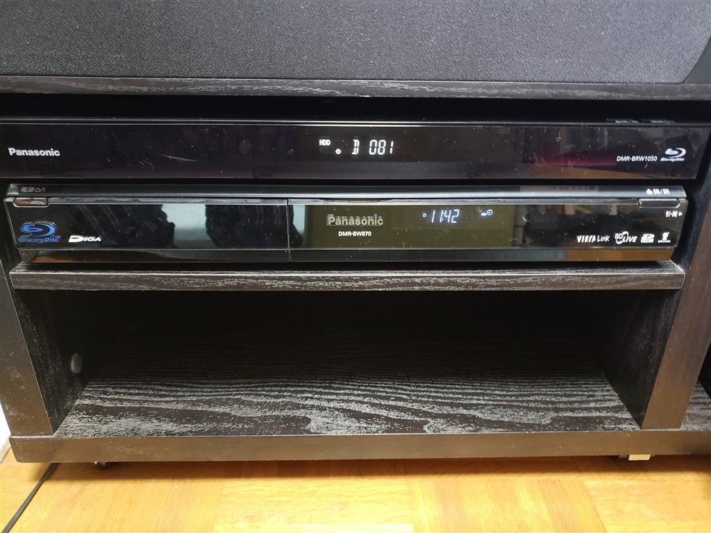DVDレコーダー・Blu-rayレコーダー　2台