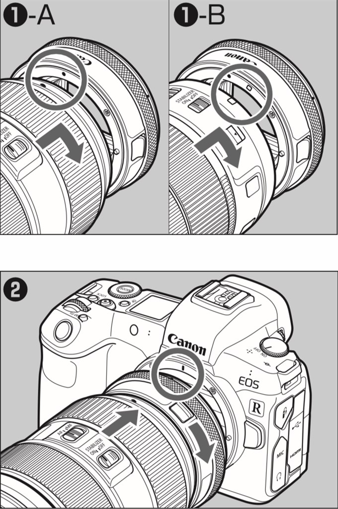 EF-R マウントアダプター 注意？』 CANON EOS R ボディ のクチコミ