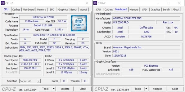 i7 9700Kを載せて組んでみました。』 ASUS WS Z390 PRO のクチコミ
