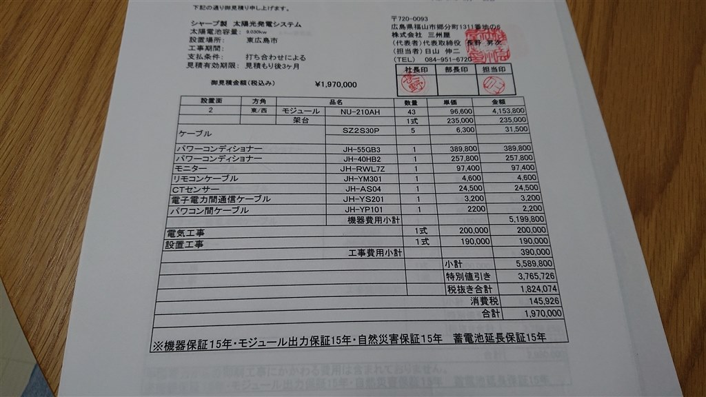 見積もりを診断していただけませんか？』 クチコミ掲示板 - 価格.com