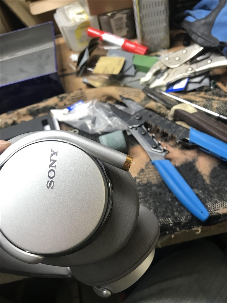 SONY MDR-1AM2 自作ケーブル付き
