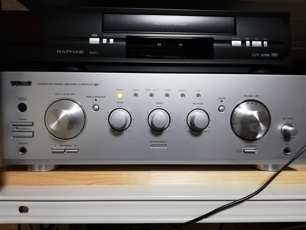 TEAC たかかっ A-R630MKII プリメインアンプ シルバー