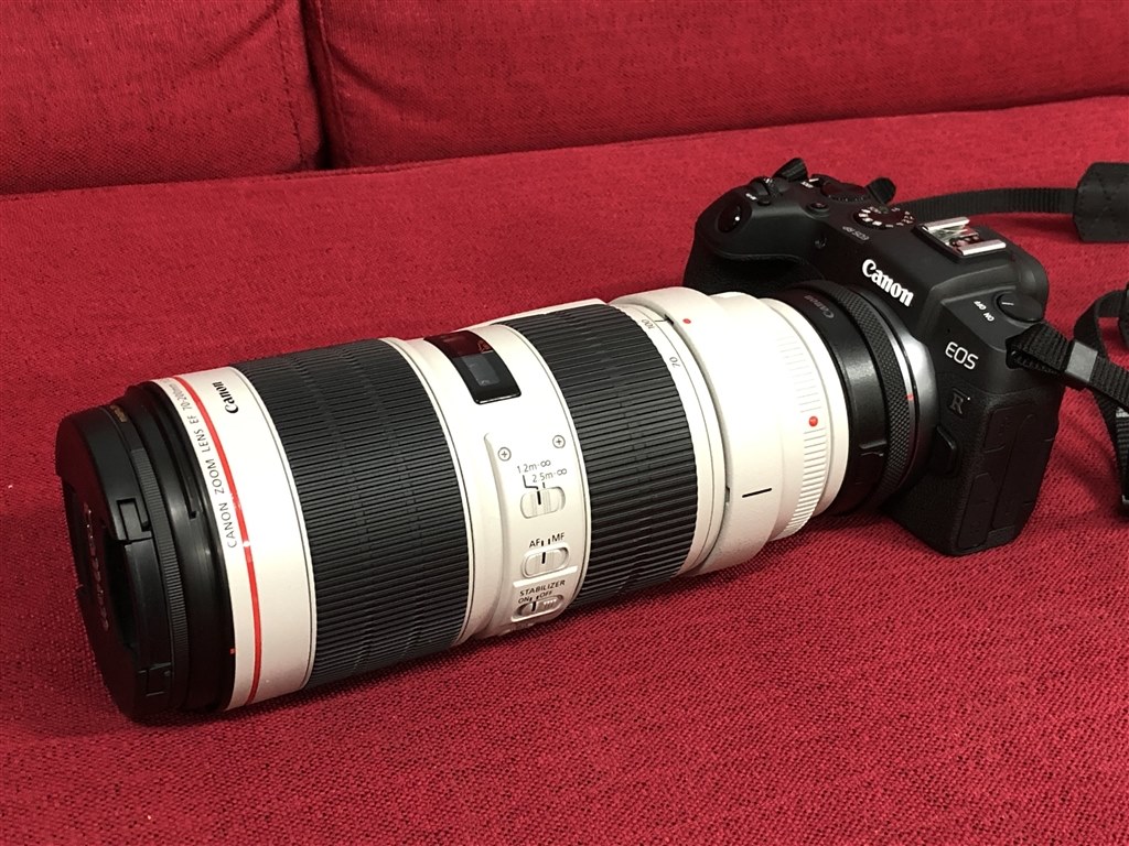 とりあえず、EFレンズ装着のサイズ感』 CANON EOS RP マウント