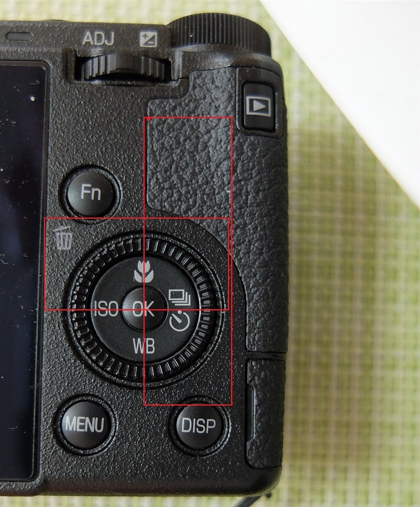 十字キーの傾き無償で点検調整について』 リコー RICOH GR III の