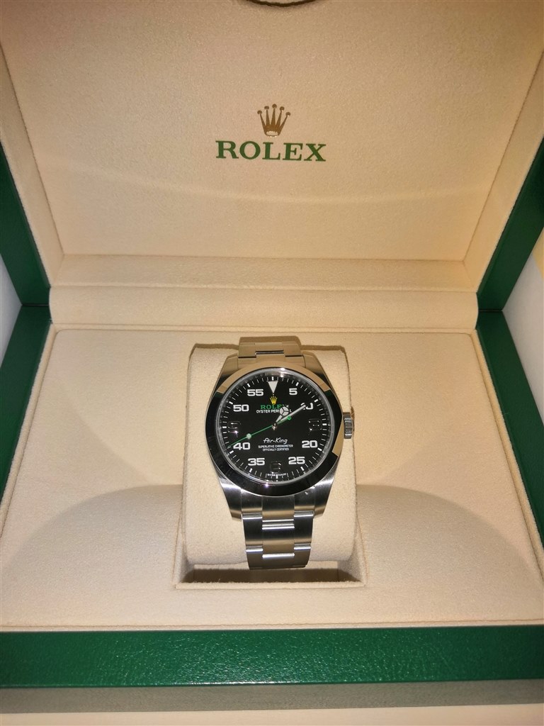 あざぶあざぶ 鮮やかな発色』 ロレックス エアキング 116900 [アラビア オイスター