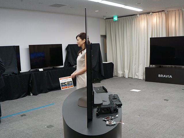 bravia kj-55a9f クリアランス スピーカー