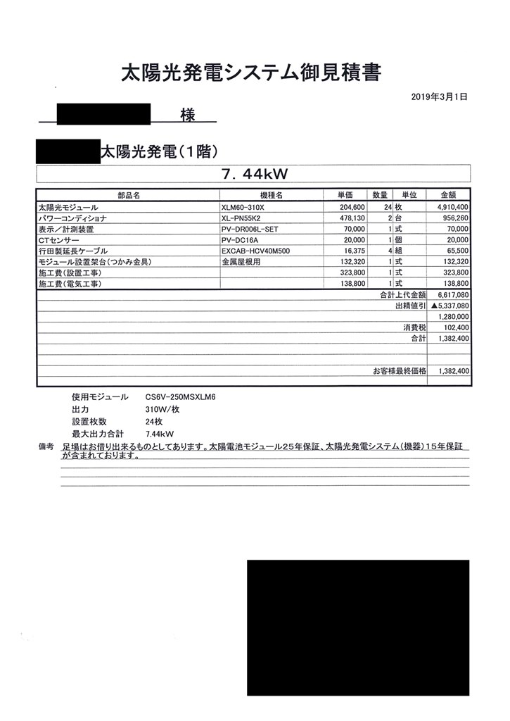 太陽光発電設備（屋根設置）見積の妥当性等』 クチコミ掲示板 - 価格.com
