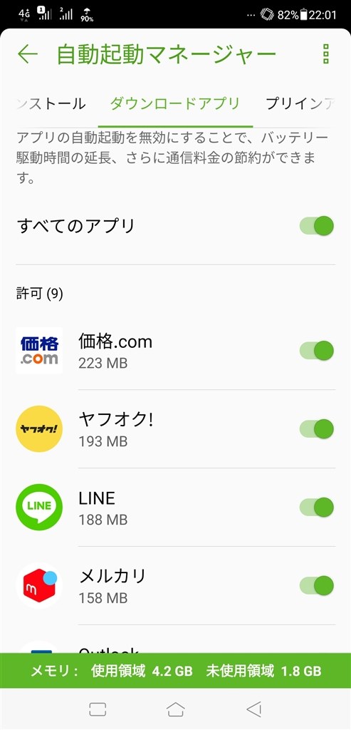 メルカリの通知が表示されない Asus Zenfone Live L1 Simフリー のクチコミ掲示板 価格 Com