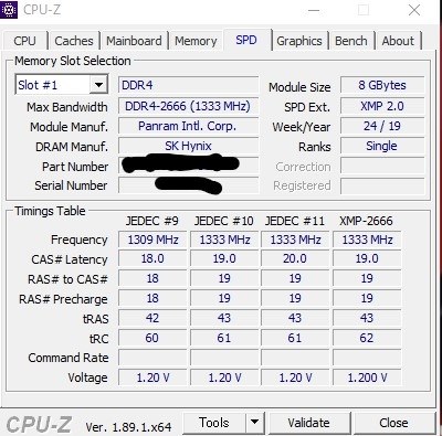 CFD W4U2666PS-8GC19 [DDR4 PC4-21300 8GB 2枚組]のクチコミ