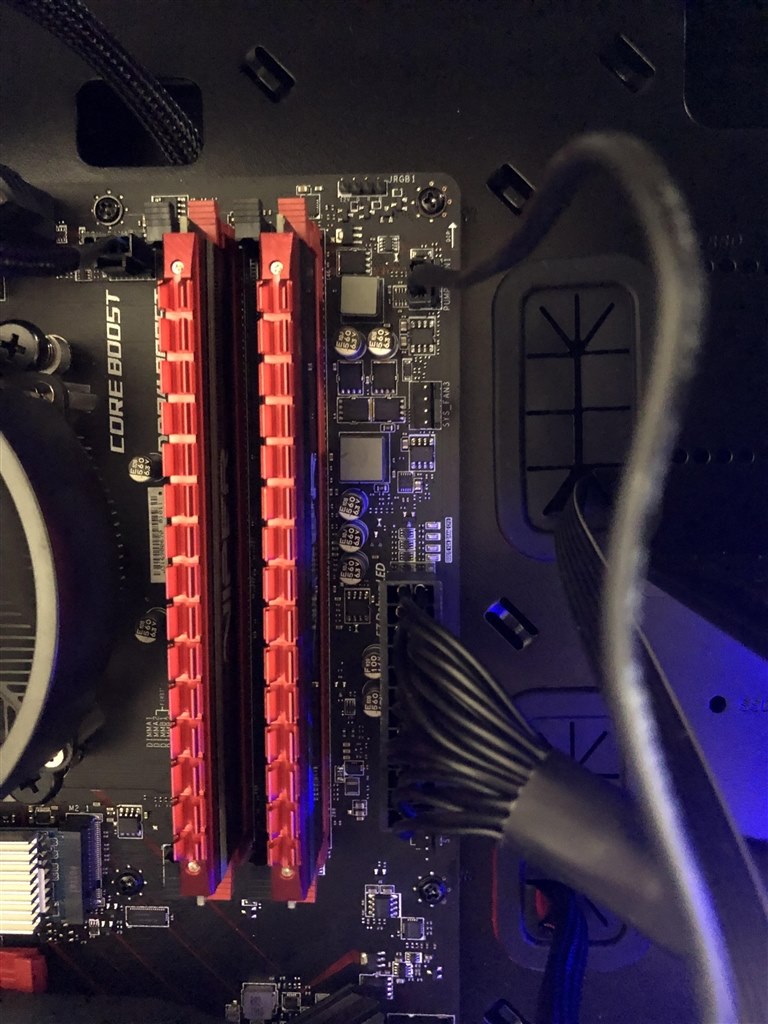 EZ Debug LED CPUランプが消えない』 MSI B450 GAMING PLUS の