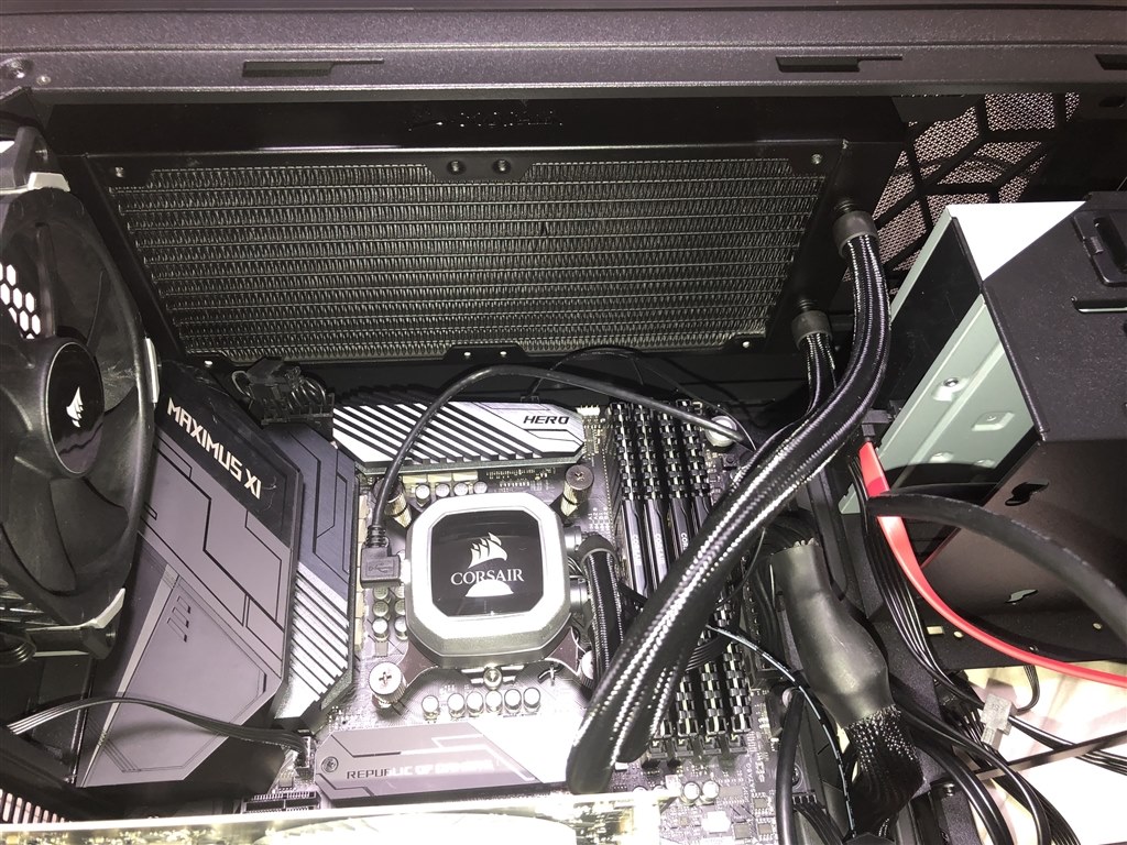 coolermaster 簡易水冷 水冷ラジエーターの取り付けに関して』 COOLER MASTER MasterBox