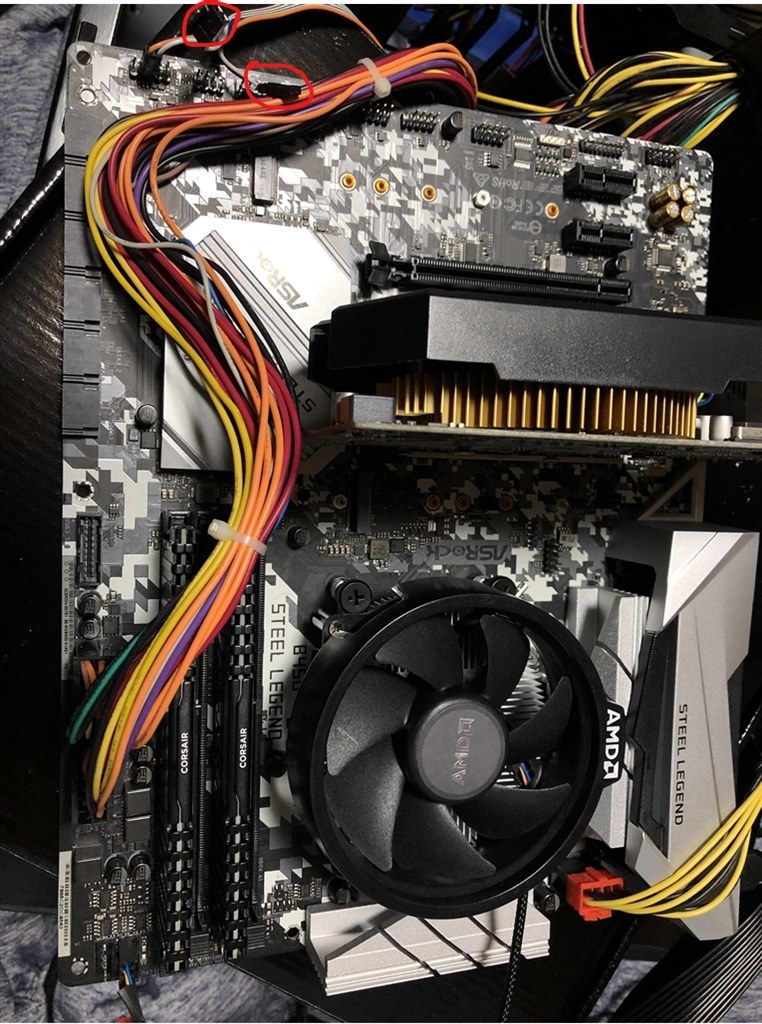 最小構成でのBIOS起動が出来ない』 ASRock B450 Steel Legend の