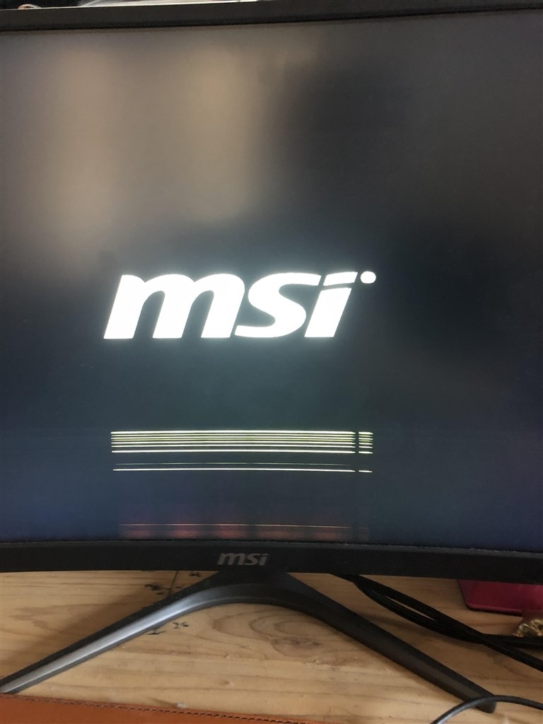 モニターの故障でしょうか 教えてください Msi Optix G24c 23 6インチ のクチコミ掲示板 価格 Com