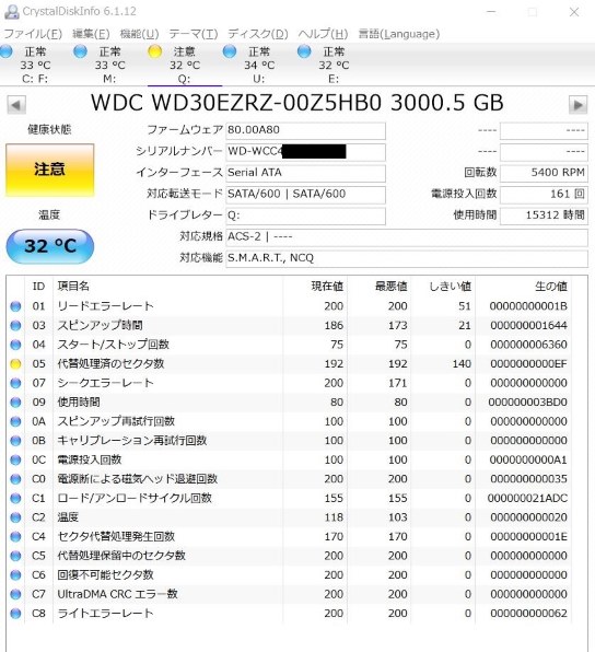 イートレンドでは買わない方がいい Western Digital Wd30ezrz Rt 3tb Sata600 5400 のクチコミ掲示板 価格 Com