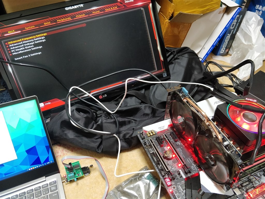 BIOS異常？からの復旧』 GIGABYTE AORUS GA-AX370-Gaming 5 [Rev.1.0