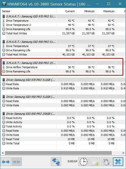酷使してる SanDisk Extreme Pro 960GBの様子とか』 Sandisk SDSSDXPS