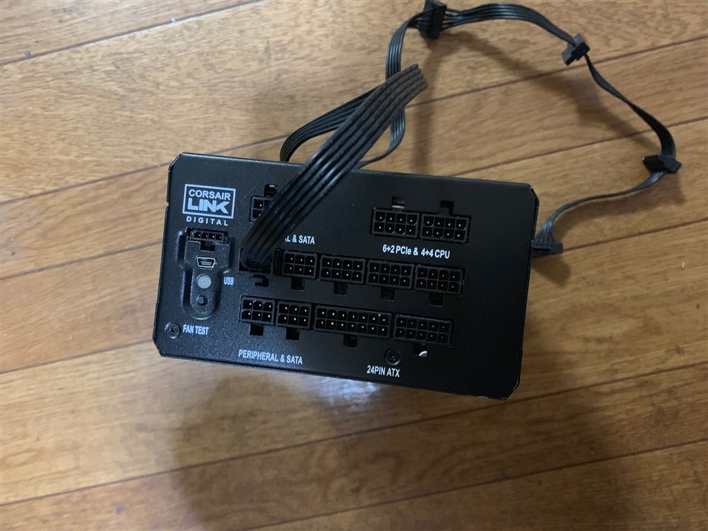 電源側のソケット』 Corsair RM850x CP-9020180-JP のクチコミ