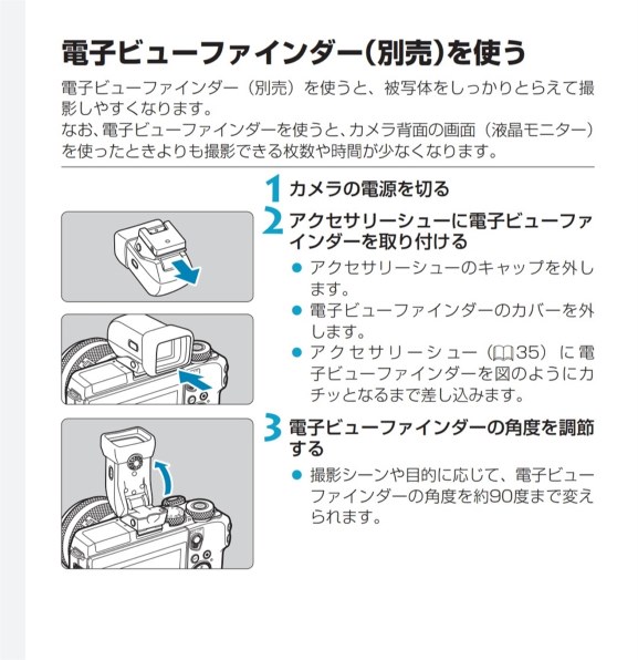 evf-dc1のタッチ&ドラッグAF対応』 CANON EOS M6 Mark II ボディ