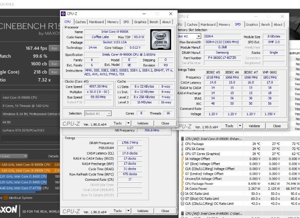 3733 CL16 1:1 モード で漆黒ベンチ』 AMD Ryzen 7 3700X BOX の 