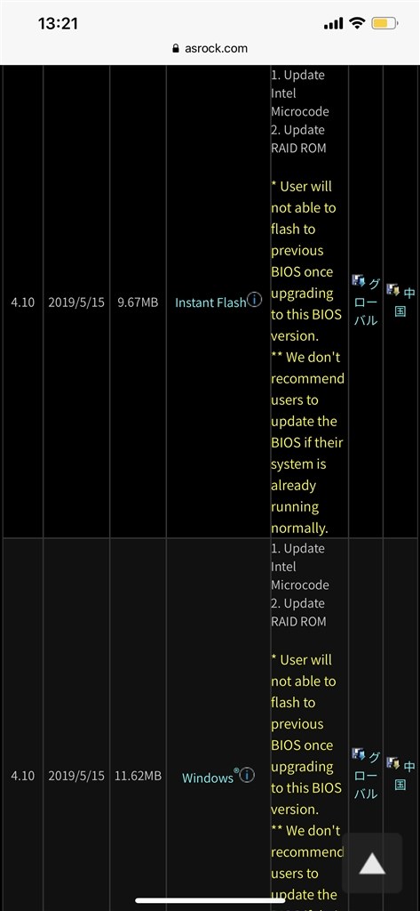BIOS更新はした方がいい？』 ASRock Z390 Taichi Ultimate のクチコミ