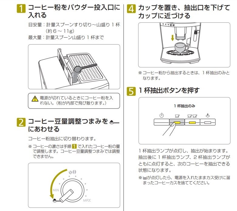 粉が落ちる』 デロンギ マグニフィカ ESAM03110 のクチコミ掲示板
