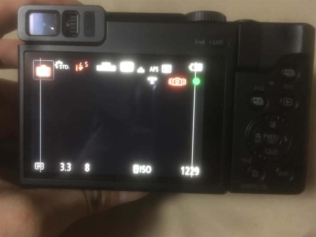 緑の○の正体？再生ボタン、ズームレバーが反応しない』 パナソニック