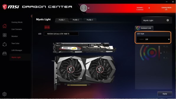 DRAGON CENTERについて！』 MSI GeForce GTX 1660 Ti GAMING X 6G