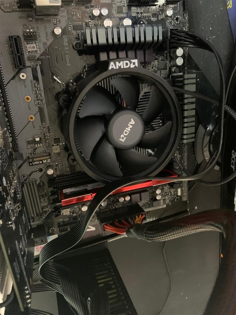 は自分にプチご褒美を ASRock B450M Pro4/Ryzen 7 3700X 起動不可