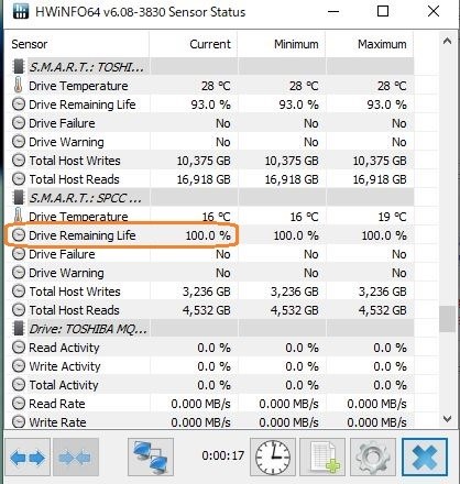 KINGSTON SSD の健康状態を把握できない』 マウスコンピューター m