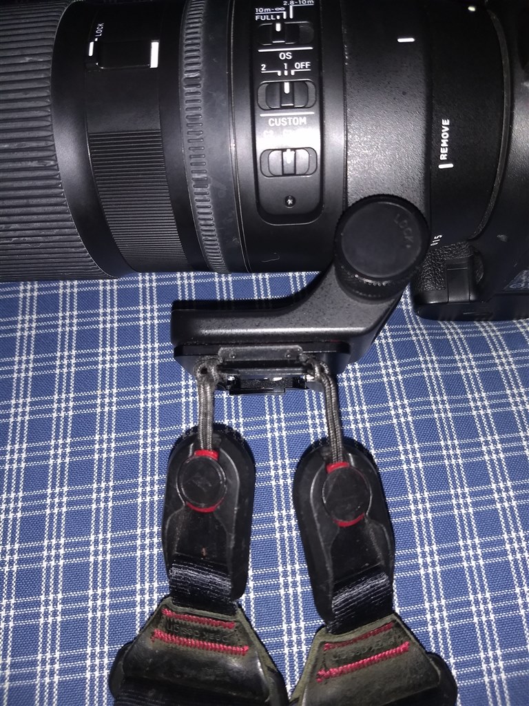 レンズストラップの脱着について』 シグマ 150-600mm F5-6.3 DG レンズストラップの脱着について』 シグマ 150-600mm F5-6.3 DG