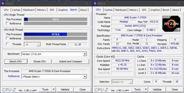 3700X 単コア 4.625GHz で CPU MARK シングル 3300 超え！』 AMD Ryzen