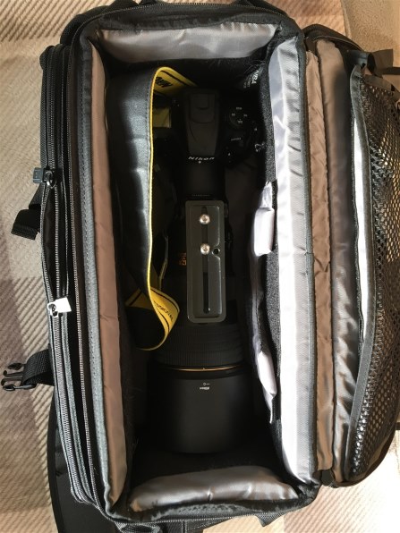 シグマ 150-600mm F5-6.3 Sports ニコン用、専用バッグ他 オススメのバックパック』 シグマ 150-600mm F5-6.3 DG OS HSM