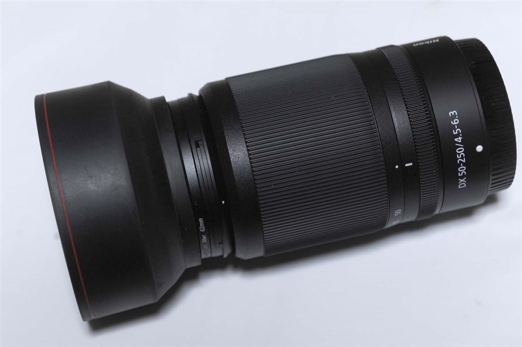 ニコン Z DX 50-250mmF4.5-6.3 VR フード付 - レンズ(ズーム)