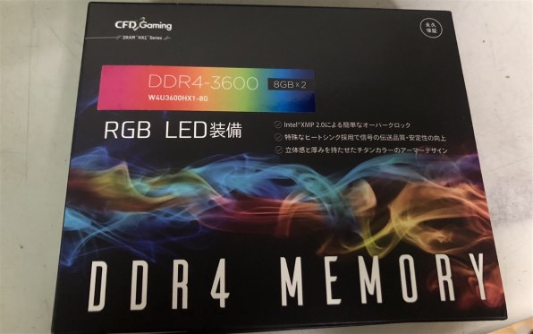 CFD W4U3600HX1-8G [DDR4 PC4-28800 8GB 2枚組]投稿画像・動画 - 価格.com