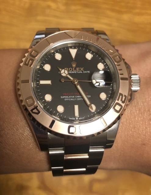 きれいな色合いにいつも見とれてます！』 ロレックス ヨットマスター