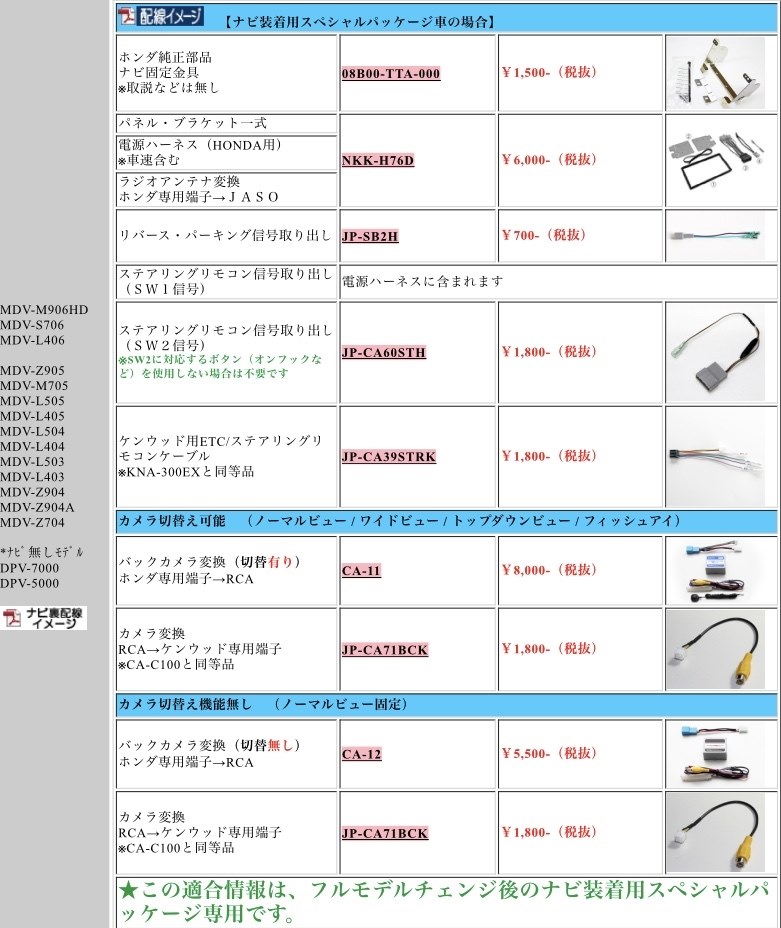 Nboxに取付時に必要なもの ケンウッド 彩速ナビ Mdv M705 のクチコミ掲示板 価格 Com