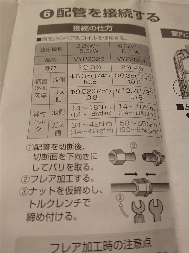 エアコン工事に関して取付業者さんに質問お願いします』 クチコミ