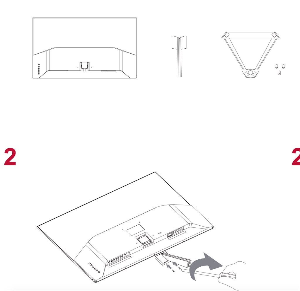このモニターをモニターアームに…』 ViewSonic VX3276-2K-MHD-7 [31.5
