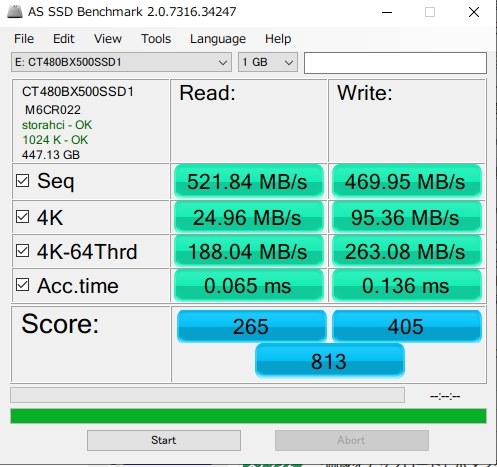 crucial BX500 CT480BX500SSD1のクチコミ - 価格.com