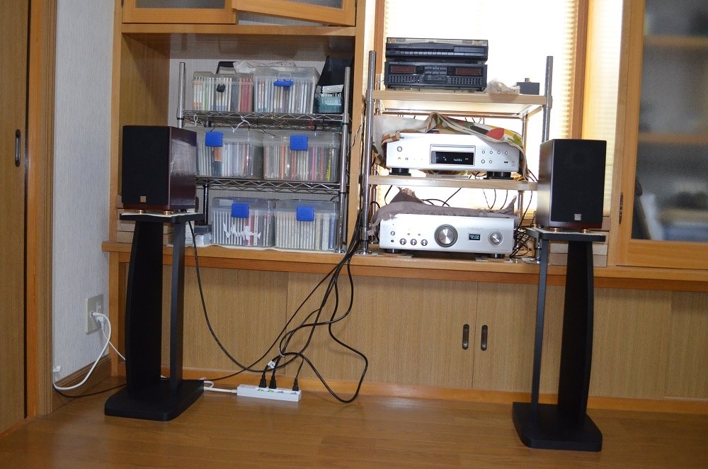 廃盤】 ハヤミ工産 小型スピーカースタンド ハイポジション NR