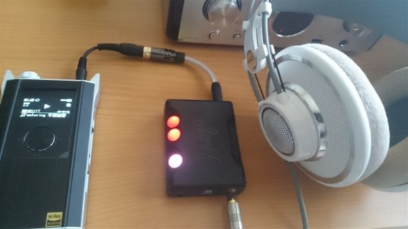 同軸でDSD2.8MHzのネイティブ再生が出来る希少なポタアン！』 Chord