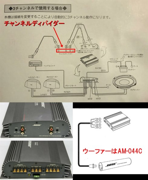 ☆古いものですが BOSEカーオーディオのセットアップの件です