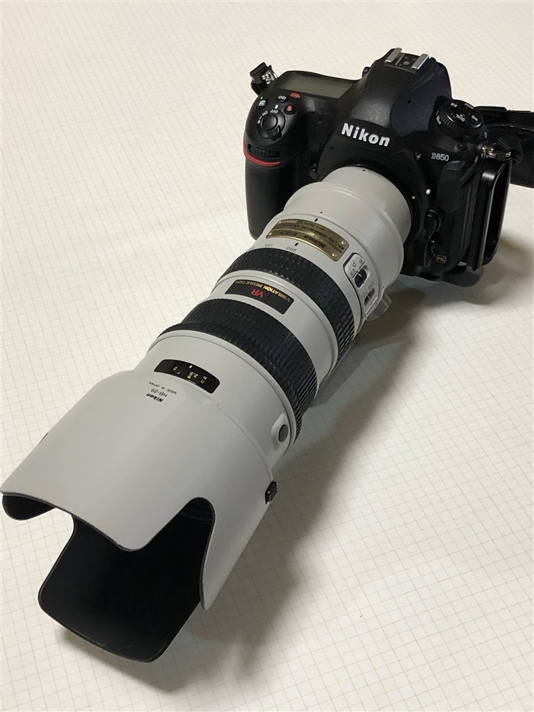 ライトグレーの復活』 ニコン AF-S VR Zoom-Nikkor ED 70-200mm F2.8G ...