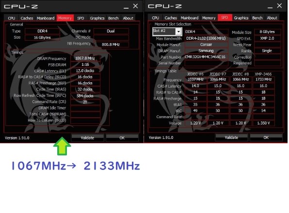 Corsair CMK16GX4M2B3200C16 [DDR4 PC4-25600 8GB 2枚組]投稿画像