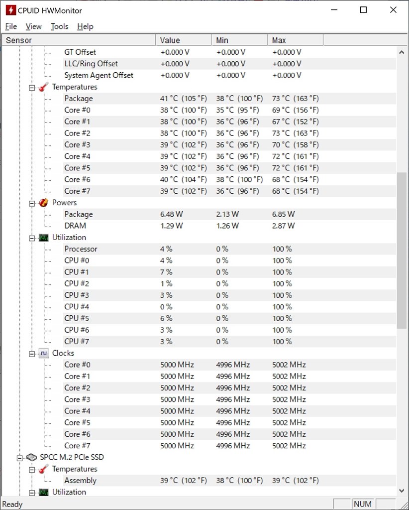 早割シーズン券 ROG ASUS OCで常時5000付近は正常？』 5GHz STRIX GAMING Z390-F その他