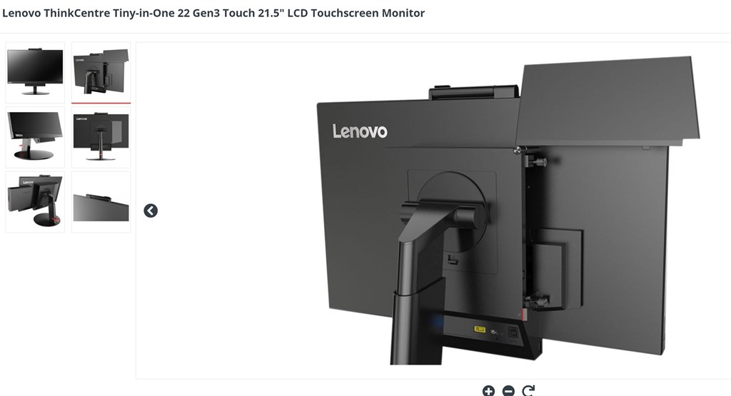 ThinkCentre Tiny-in-One 22からの別モニターへの2画面設定』 Lenovo