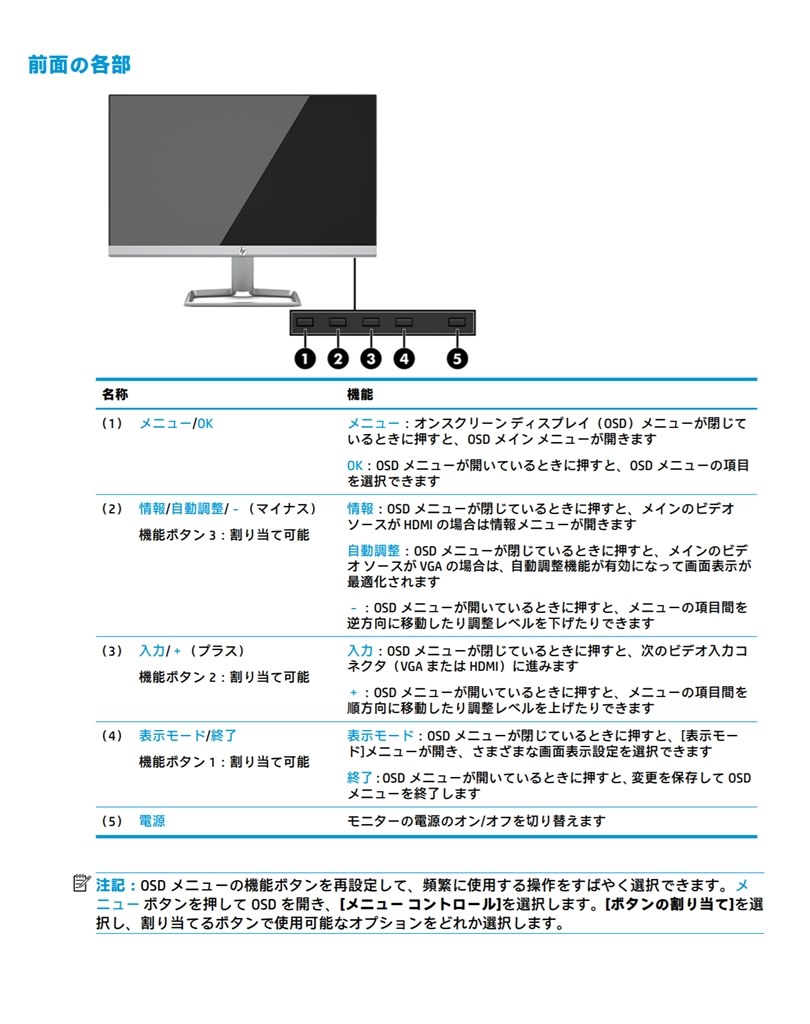 スピーカー接続』 HP HP 24f 価格.com限定モデル [23.8インチ ブラック