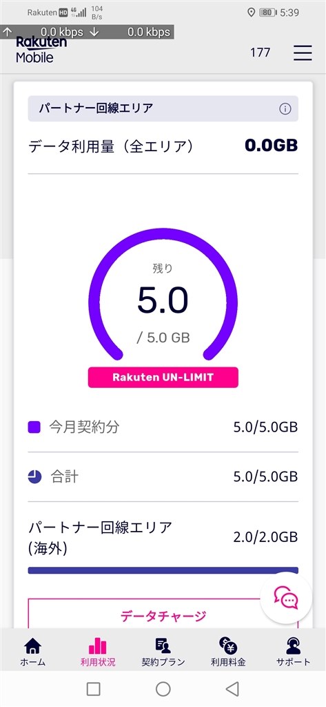 データ利用量 楽天モバイル Rakuten Mini 楽天モバイル のクチコミ掲示板 価格 Com