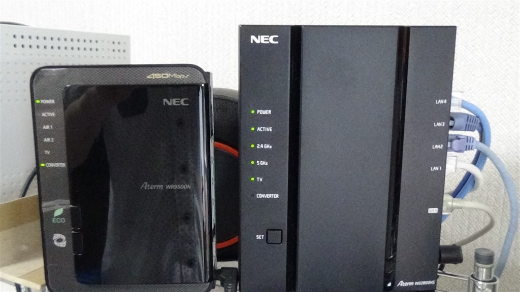 Wr9500nが中継器として機能しているか確認したいのですが Nec Aterm Wg2600hs Pa Wg2600hs のクチコミ掲示板 価格 Com