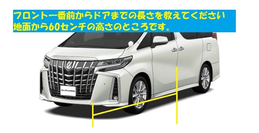 30後期sタイプのサイズを教えていただけませんか トヨタ アルファード 15年モデル のクチコミ掲示板 価格 Com